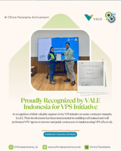 Proudly Recognized by VALE Indonesia for VPS Initiative.